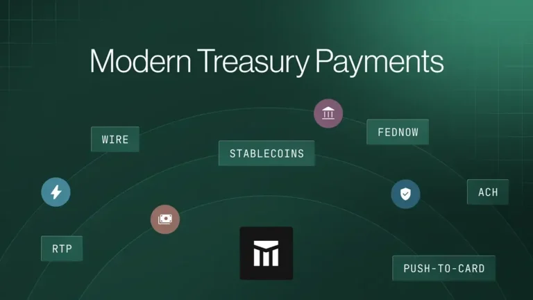 Modern Treasury Launches Unified Platform for Fiat and Stablecoin Payments